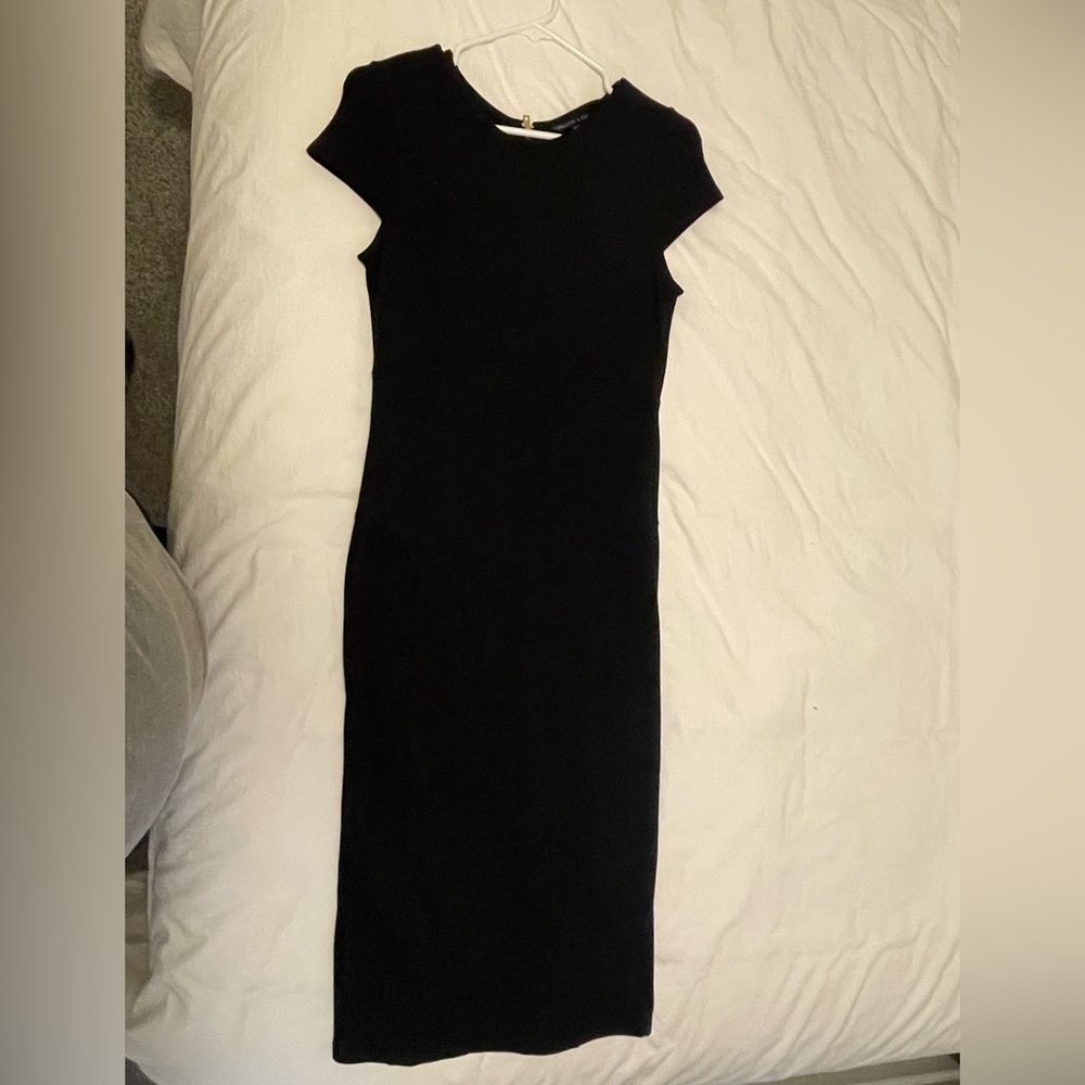 Felicity & Coco Classic Black Midi Dress